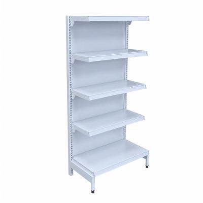 Gôndola Fácil New Plus Ponta 1,70m com 5 Níveis Branco SA Gôndolas