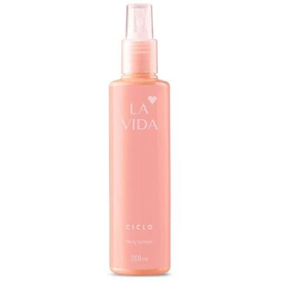 Body Splash La Vida Feminino Floral Gourmand 200ML Ciclo Cosméticos