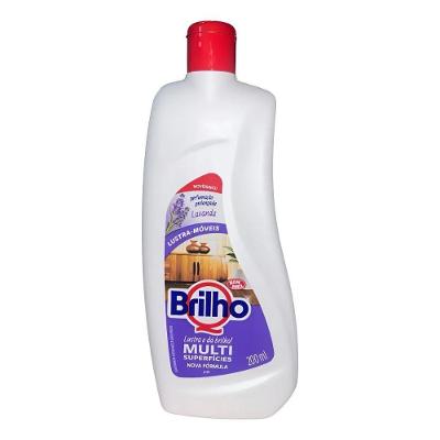 Lustra Móveis Aerossol Qbrilho Lavanda Antipoeira Brilho Intenso 200ML Bombril