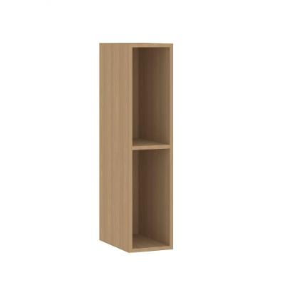 Nicho Slim sem Porta 1 Prateleira MDP 20cm Amadeirado