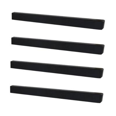 Kit 4 Suportes de Chumbar Reforçada Bancada 40x20cm Preto Ouro Minas