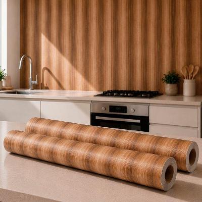 Kit 2 Rolos Adesivo Decorativo Amadeirado 5mx45cm para Móveis e Parede