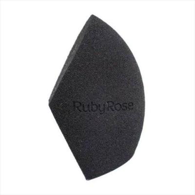 Esponja de Maquiagem Midnight HBS05 Hipoalergênica Preto Ruby Rose