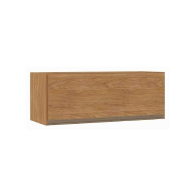 Armário Aéreo Paris 80CM 1 Porta Basculante MDF Freijó Menu Móveis