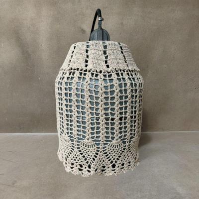 Capa para Botijão de Gás Crochê 55x55cm Creme Artesanal