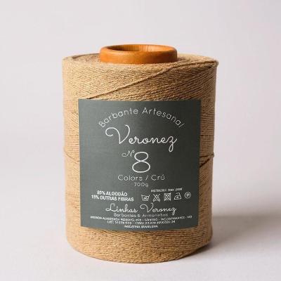Barbante Artesanal Veronez No8 85% Algodão 700g Café