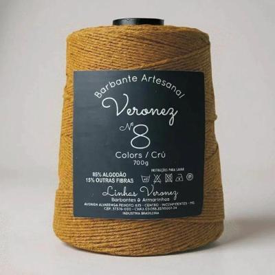 Barbante Artesanal Veronez No8 700g Ferrugem 85% Algodão