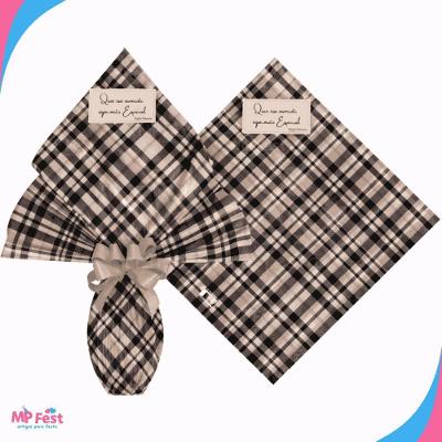 Kit 25 Sacos para Ovos de Páscoa Polipropileno 34x34CM Transparente OEM
