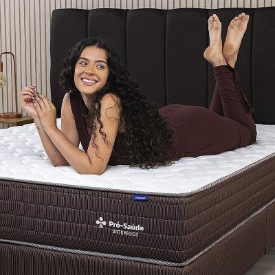 Colchão Queen Ortopédico Pro Saude D28 158x198x25cm Marrom Ortobom