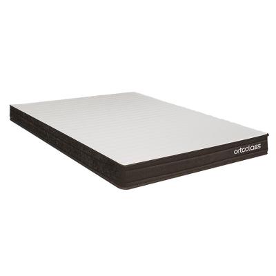 Colchão Casal Espuma D28 Malha 138x188x14cm Preto Ortoclass