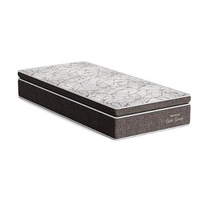 Colchão Solteirão Mola Ouro Spring D33 Pillow Top Cinza Ortobom