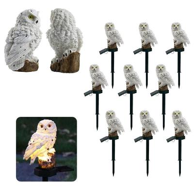 Kit 9 Corujas Luminárias Solares LED SU-CORU IP65 Branco Leva Pro Pet