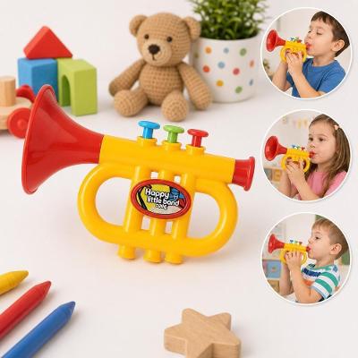 Trompete Infantil Musical de Plástico para Crianças 23cm JR Toys