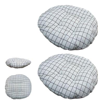 Almofada Futton Redonda Kit 2 Unidades Assento Conforto Algodão Branca