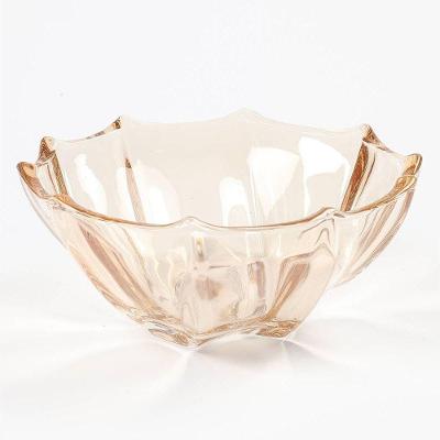 Tigela de Vidro MK003 1700ML para Servir Alimentos Ambar La Vittra