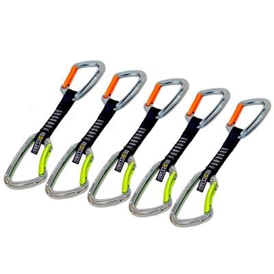 Kit Costuras Wind2 22KN Mosquetões Keylock 15cm Amarelo Usclimb