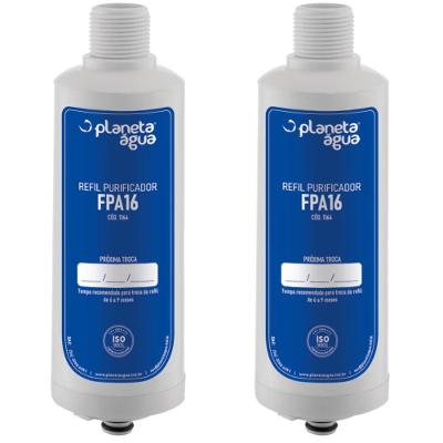 Kit 2 Refil Planeta Água FPA16 1164A para Libell Aqua Flex 4000L Classe D