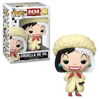 Boneco Funko Pop! Cruella de Vil Clássica 101 Dálmatas com Chase Candide