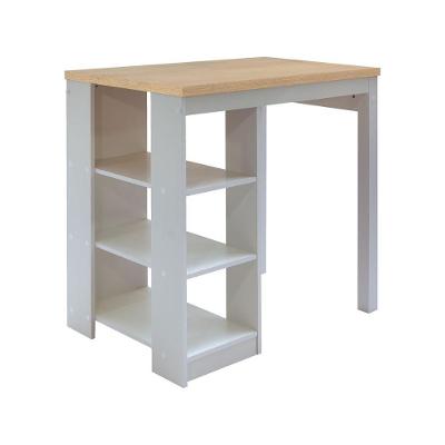 Bancada Cozinha CD-1022 3 Prateleiras MDP 90cm Cinza Ditália