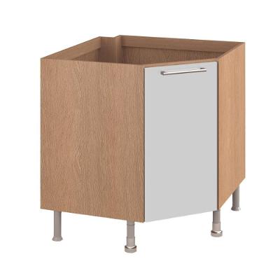 Balcão de Canto Aspen CD-106 2 Portas MDP 75.2CM Branco Ditália Móveis