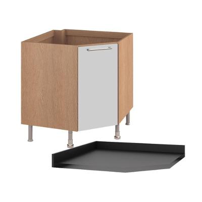 Balcão de Canto Aspen CD-106 2 Portas MDP 75.2CM Branco