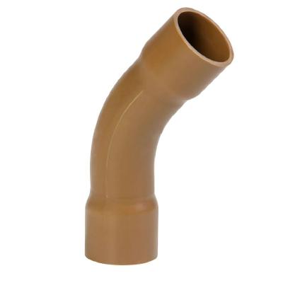 Curva Soldável 45 graus  25mm PVC Água Fria Marrom Krona 0394