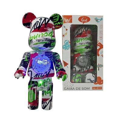 Caixa de Som Projetor Galaxia Estrelas Altomex 3W USB Bluetooth RGB Urso