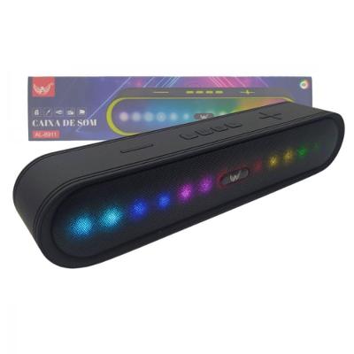 Caixa de Som Soundbar Portátil Bluetooth Altomex AL-8911 5W com LED RGB Preto