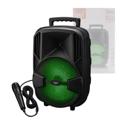 Caixa de Som Bluetooth Altomex AM-553 3000 PMPO com Microfone USB Cartao TF Preto