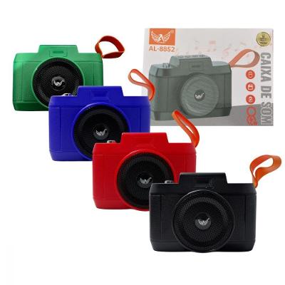 Caixa de Som Portátil Altomex Câmera Fotográfica 8W Mono Bluetooth 5.0 USB TF TWS FM