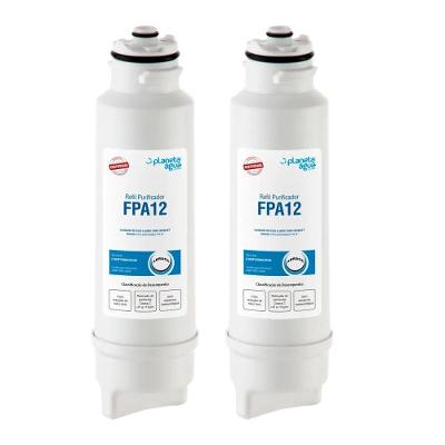 Kit 02 Refil Planeta Água FPA12 para Purificador Electrolux PA10N PA20G PA25G PA30G PA40G 4000L