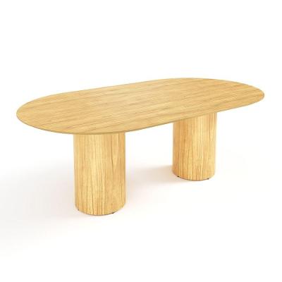 Mesa de Jantar West 8 Lugares Retangular 240CM X 100CM Mel West