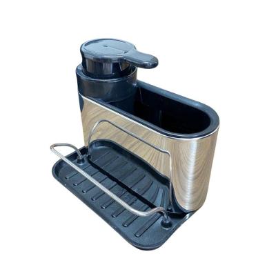 Dispenser com Suporte para Esponja Aço Inox e Plástico PP Powermaid