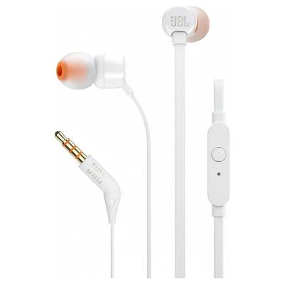 Fone de Ouvido Intra-Auricular JBL T110 Pure Bass com Microfone Branco