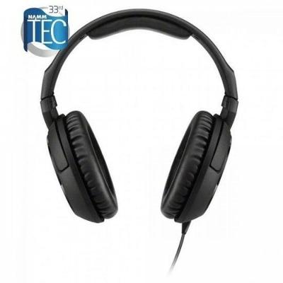 Fone de Ouvido Sennheiser HD200 Pro para Estúdio com Isolamento de Ruído e Graves Potentes Preto