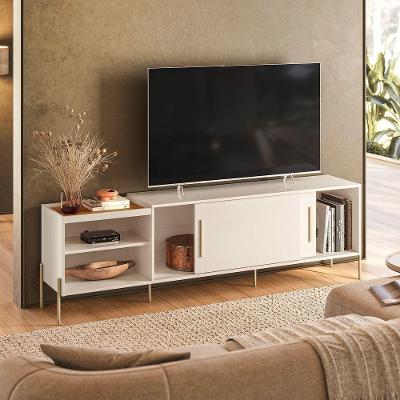 Bancada para TV Maré 2 Portas MDP 15mm 189.5cm Off White