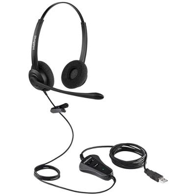 Headset Biauricular CHS 60B USB Cancelador de Ruído Intelbras