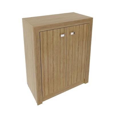 Balcão para Escritório ME4103 2 Portas MDP 60CM Amêndoa Gran Belo