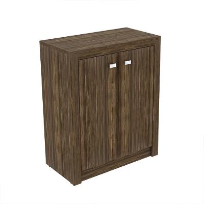 Balcão Escritório ME4103 Moderno 2 Portas MDP 60CM Marrom Gran Belo