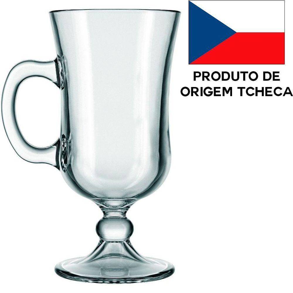Kit 6 Taça Cappuccino Importada Tcheca 230ml Irish Coffee - 2