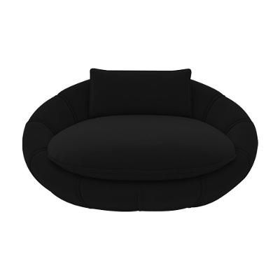 Poltrona Caminha para Pet Gran Belo Afrodite Veludo Preto G45