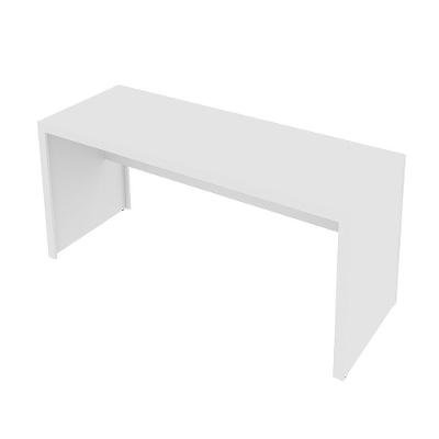 Escrivaninha Retangular ME4109 Estilo Moderno MDP 163CM Branco Gran Belo