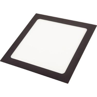 Plafon Fita LED Quadrado Embutir 18W 4000K Luz Neutra Preto Bivolt Tramontina