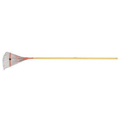 Vassoura para Grama 77841-721 22 Dentes Aço Carbono Laranja Tramontina