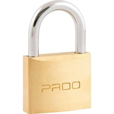 Cadeado de Latão LT-45 45MM Corpo Maciço Haste Aço Inoxidável 2 Chaves Pado