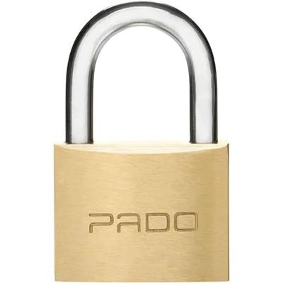 Cadeado Latão 45MM Mesmo Segredo 2 Chaves Portões Armários Dourado Pado
