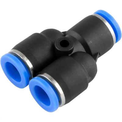 Conexão Tipo Y Engate Rápido 8mm para Tubos PU 39,8mm X 29,6mm Vonder