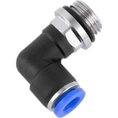 Conexão Cotovelo BSP Macho 1-4 Latão Banhado a Níquel e PBT Vonder