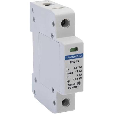 Dispositivo de Proteção Contra Surtos Monopolar 15KA 275V Branco Tramontina