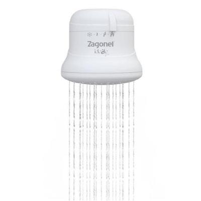Ducha Elétrica Ideale Plus 4 Temperaturas 6800W Branca Zagonel 220V